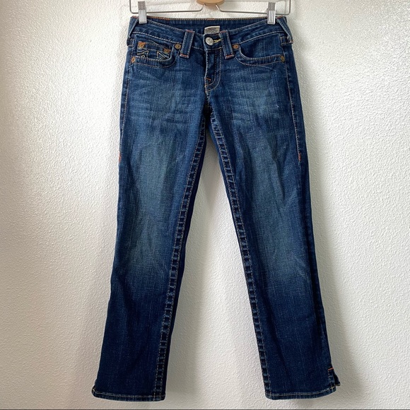True Religion Kate Capri Denim Jeans Women's 26 - Picture 2 of 6